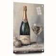 Elegant Holiday Champagne Celebration Wall Art - Christmas Art Prints