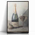Elegant Holiday Champagne Celebration Wall Art - Christmas Art Prints