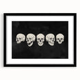 Halloween Canvas Art - Vintage Skull Expressions Print