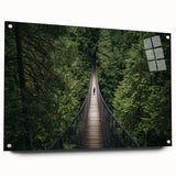 Acrylic glass side view of a modern landscape bridge design, showcasing intricate details and pin connections, ideal for architectural inspiration and decor.