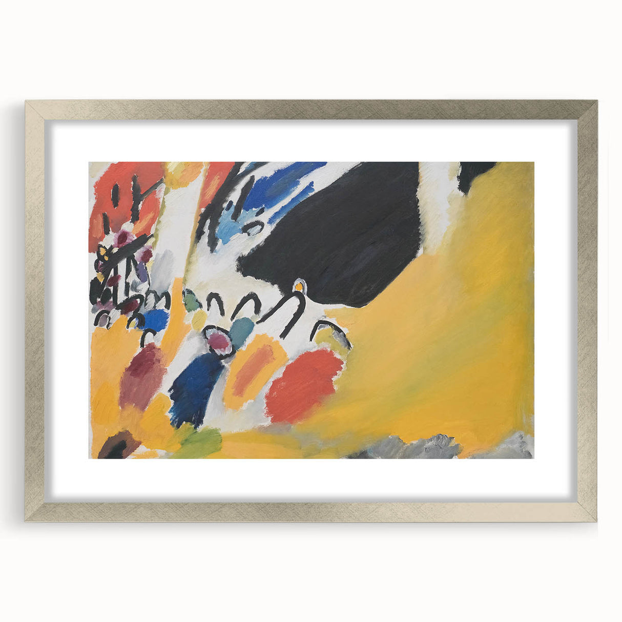 Modern Wall Art Print - Impressions III Concert Abstract - Bold Decor Piece
