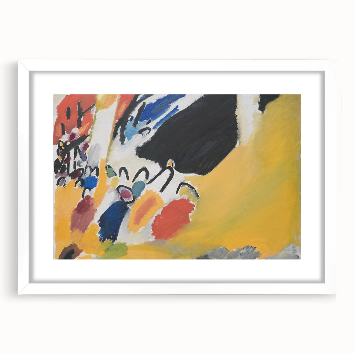 Modern Wall Art Print - Impressions III Concert Abstract - Bold Decor Piece