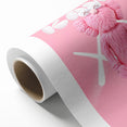 Unique Pop Art Wall Art – Playful KAWS-Inspired Pink Figure on Pink Background