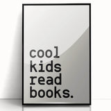 Cool Kids Read Books - Boys Room Wall Art Kids Wall Art Prints