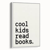 Cool Kids Read Books - Boys Room Wall Art Kids Wall Art Prints
