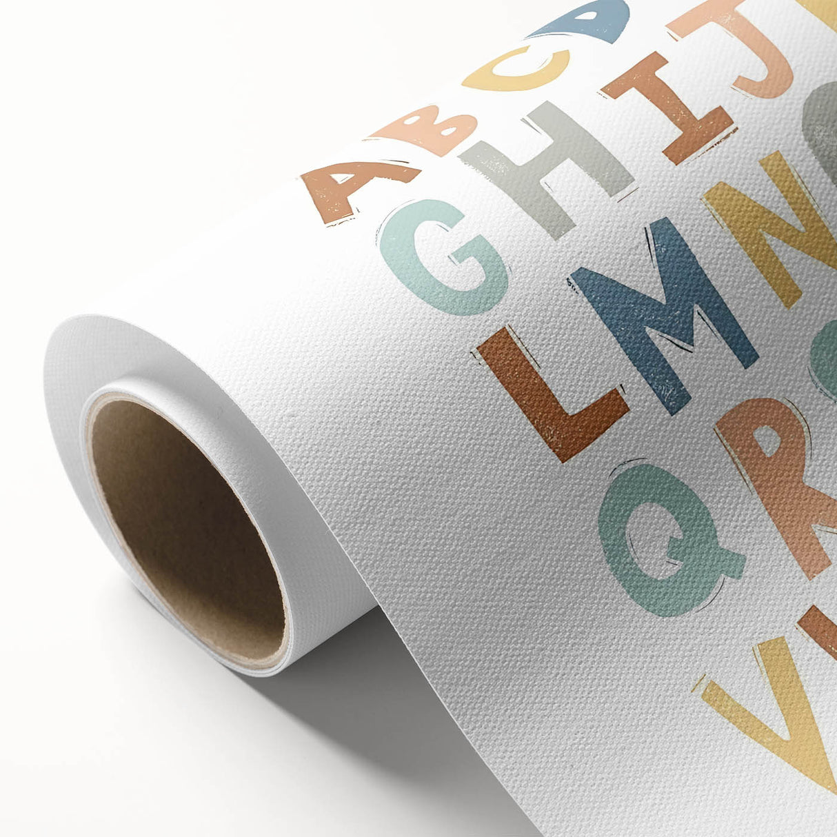 ABC Alphabet - Kids Educational Wall Art Pastel Learning Print