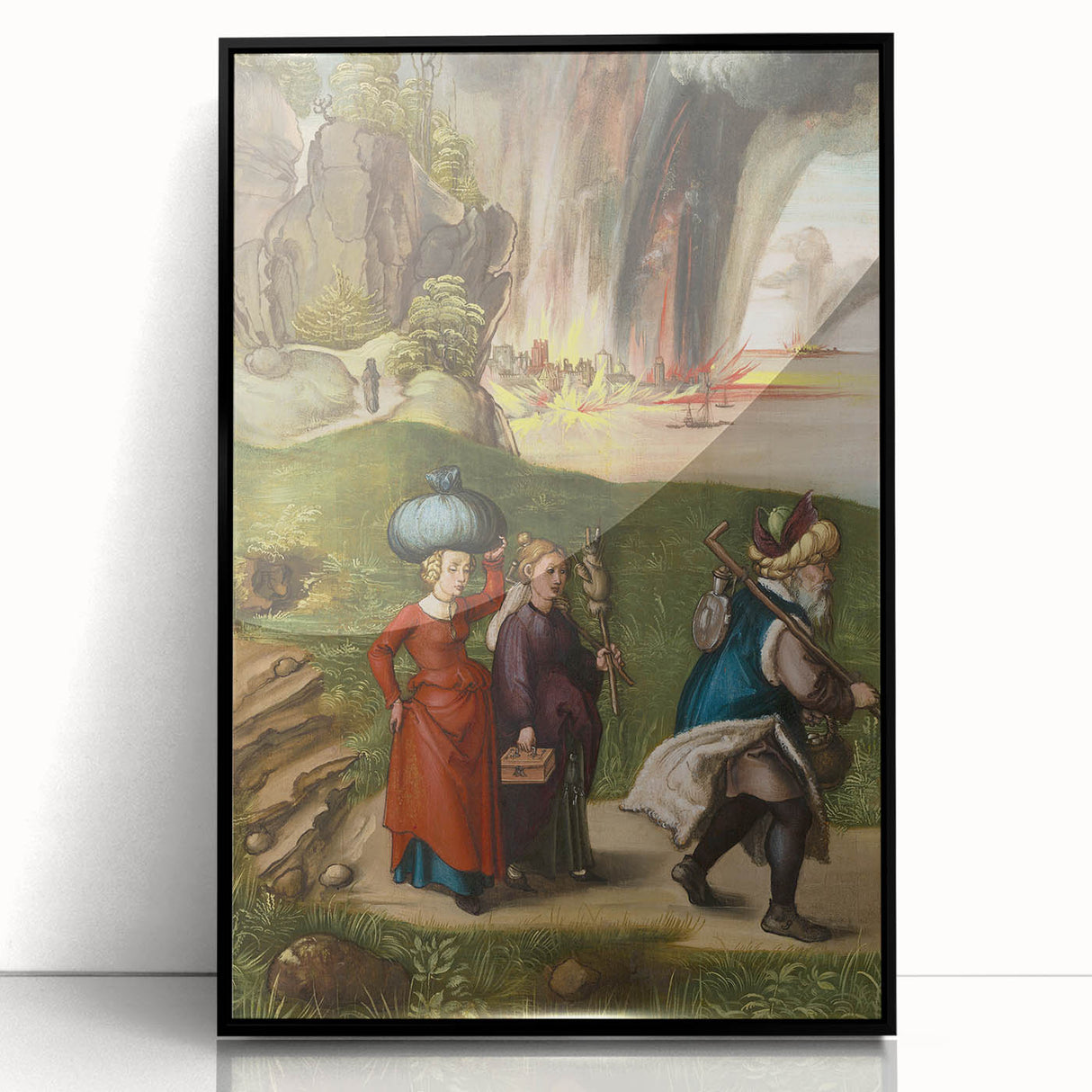 Modern Wall Art - Historical Scene with Vibrant Detail and Depth