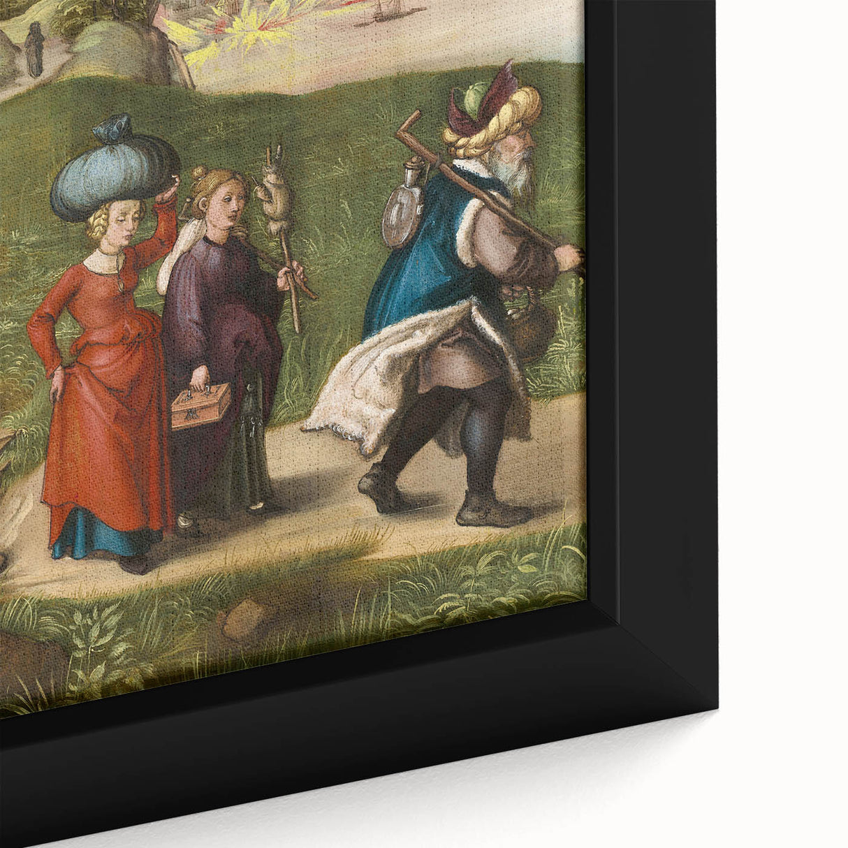 Modern Wall Art - Historical Scene with Vibrant Detail and Depth