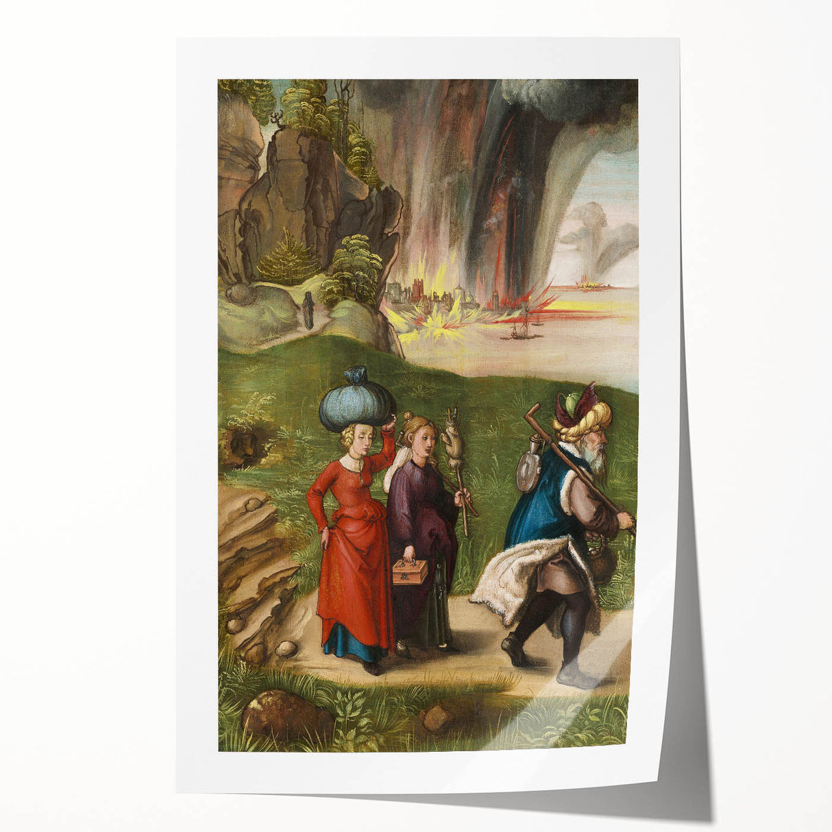Modern Wall Art - Historical Scene with Vibrant Detail and Depth