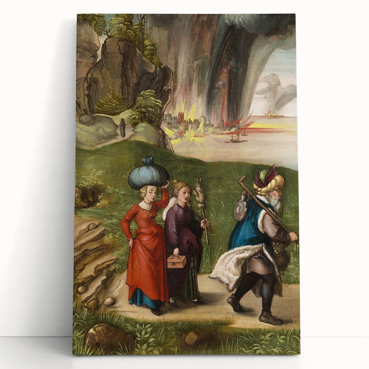 Modern Wall Art - Historical Scene with Vibrant Detail and Depth