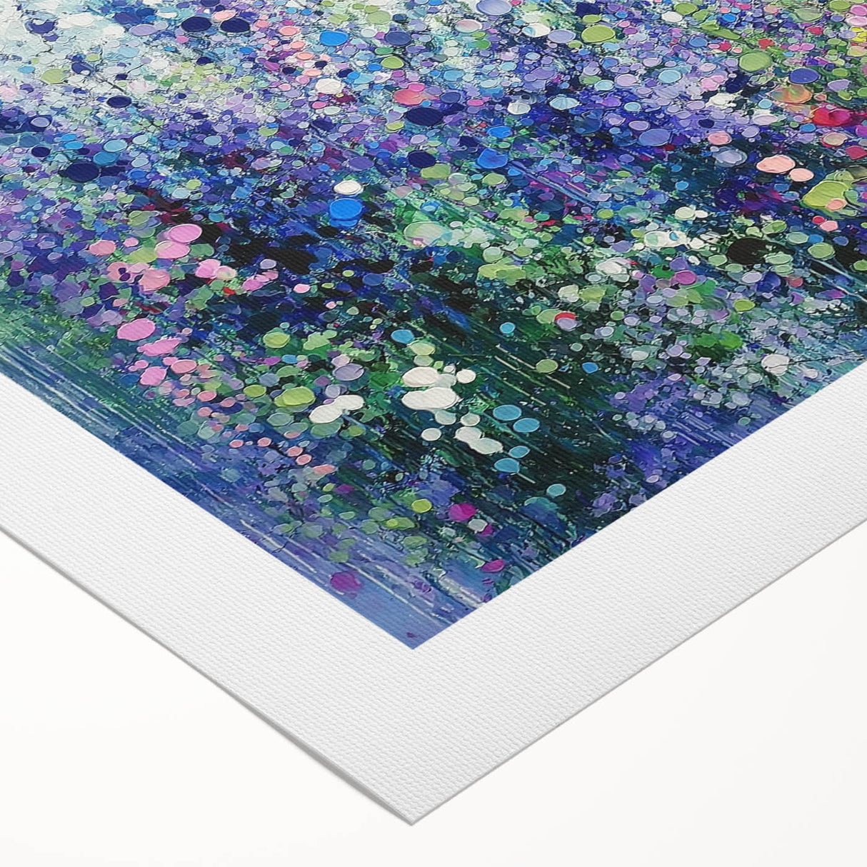Lavender Dreamscape – Abstract Floral Canvas & Framed Art