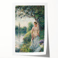 Impressionist Landscape Art - Pissarro's "The Bather" Print