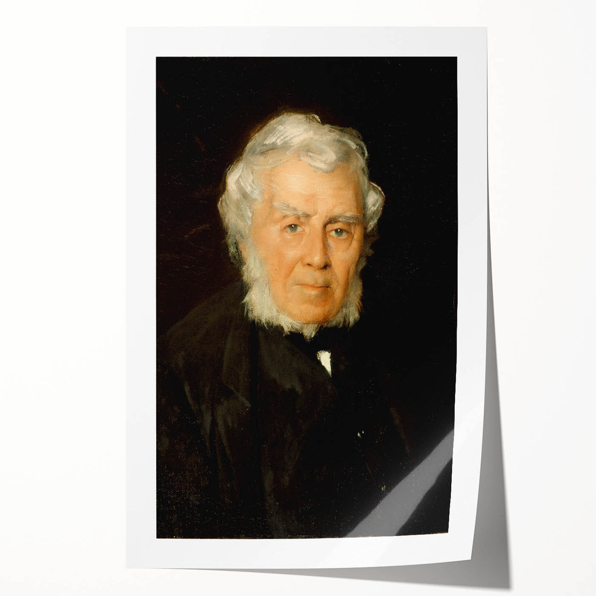 Modern Wall Art - Classic Portrait of Robert Walter Weir in Neutral Tones