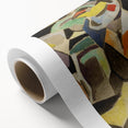 Modern Wall Art - Dynamic Abstract Composition in Bold, Vibrant Colors