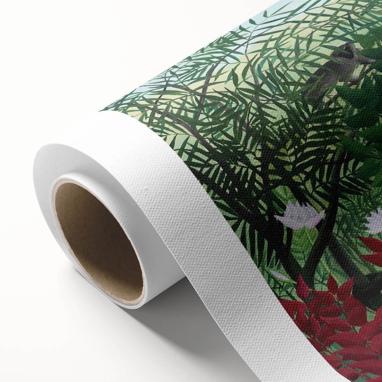 Tropical Forest with Monkeys" Modern Wall Art - Contemporary Jungle Decor