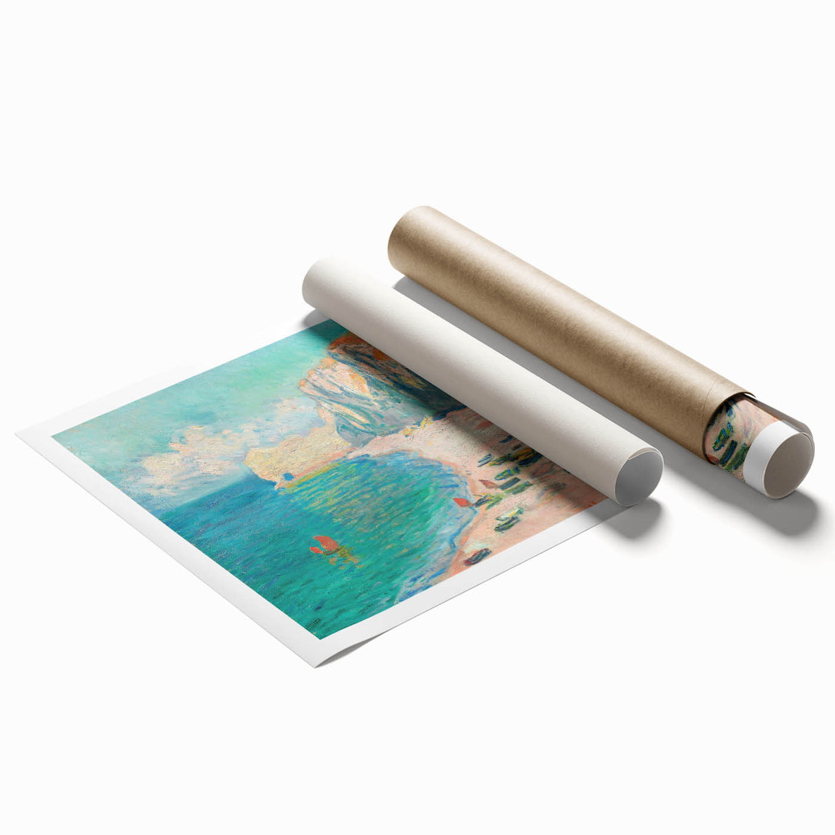 Impressionist Seascape - Claude Monet Prints of Beach and Cliffs