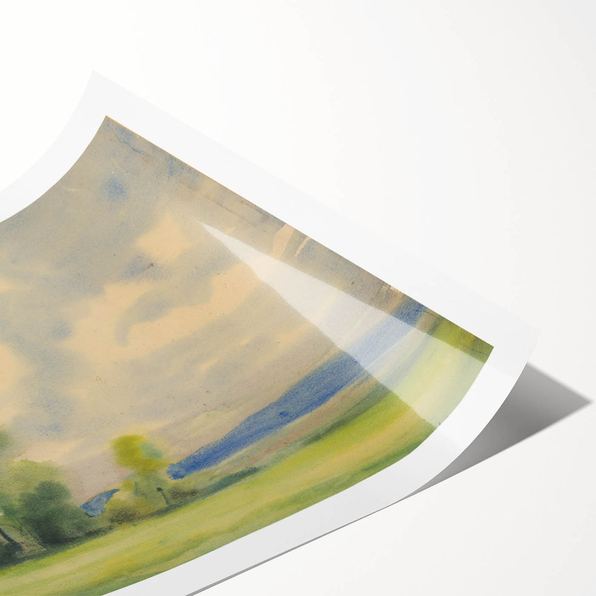 Landscape" Minimalist Modern Wall Art - Contemporary Nature Decor
