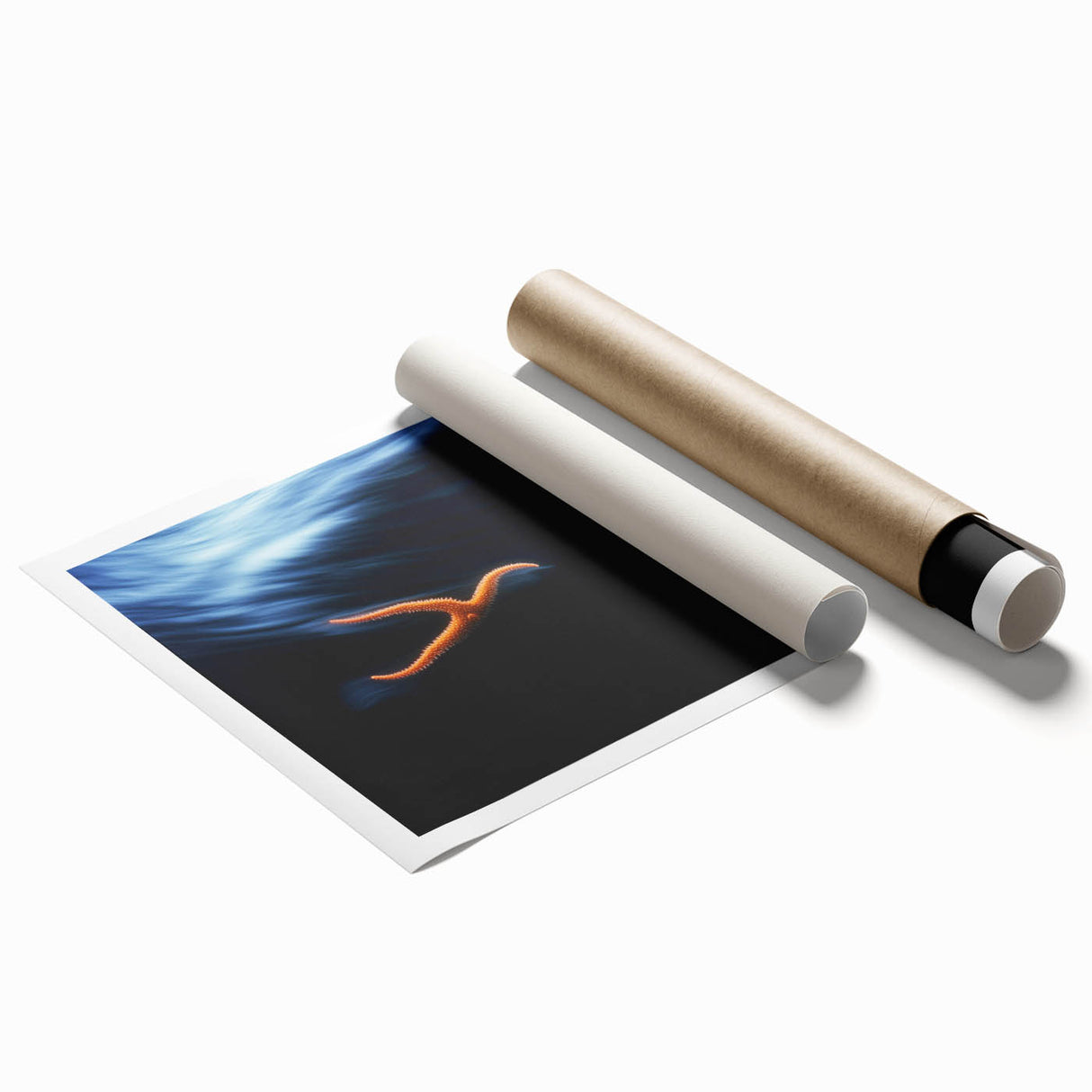 Underwater Drift – Dynamic Abstract Ocean Motion Wall Art Design