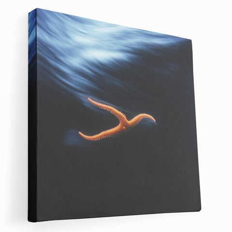Underwater Drift – Dynamic Abstract Ocean Motion Wall Art Design
