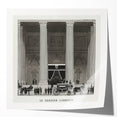 Elegant Art Deco Wall Art – Monochrome Architectural Carriage Scene