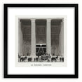 Elegant Art Deco Wall Art – Monochrome Architectural Carriage Scene