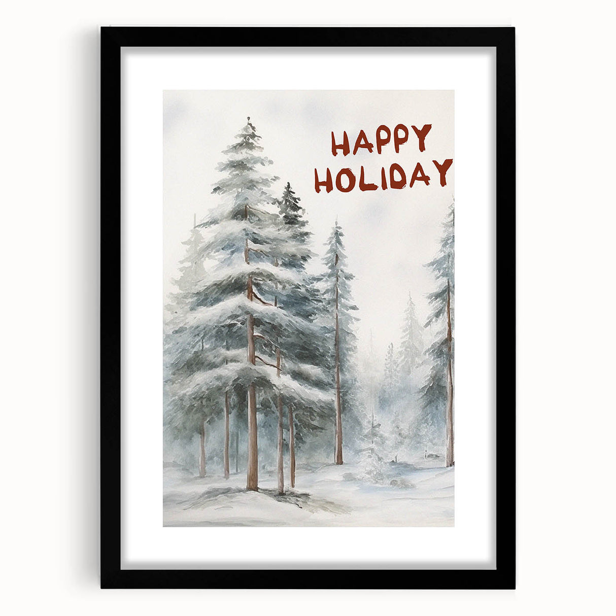 Winter Wonderland Holiday Wall Decor for Seasonal Charm - Christmas Canvas Art