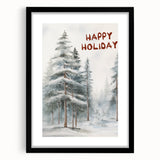 Winter Wonderland Holiday Wall Decor for Seasonal Charm - Christmas Canvas Art