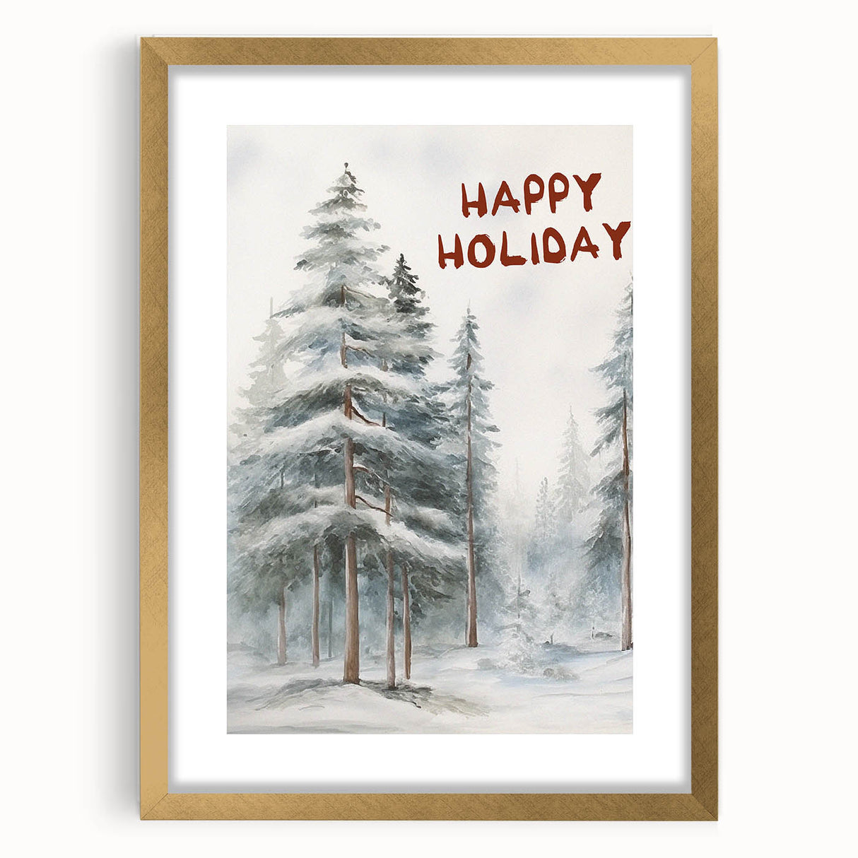Winter Wonderland Holiday Wall Decor for Seasonal Charm - Christmas Canvas Art