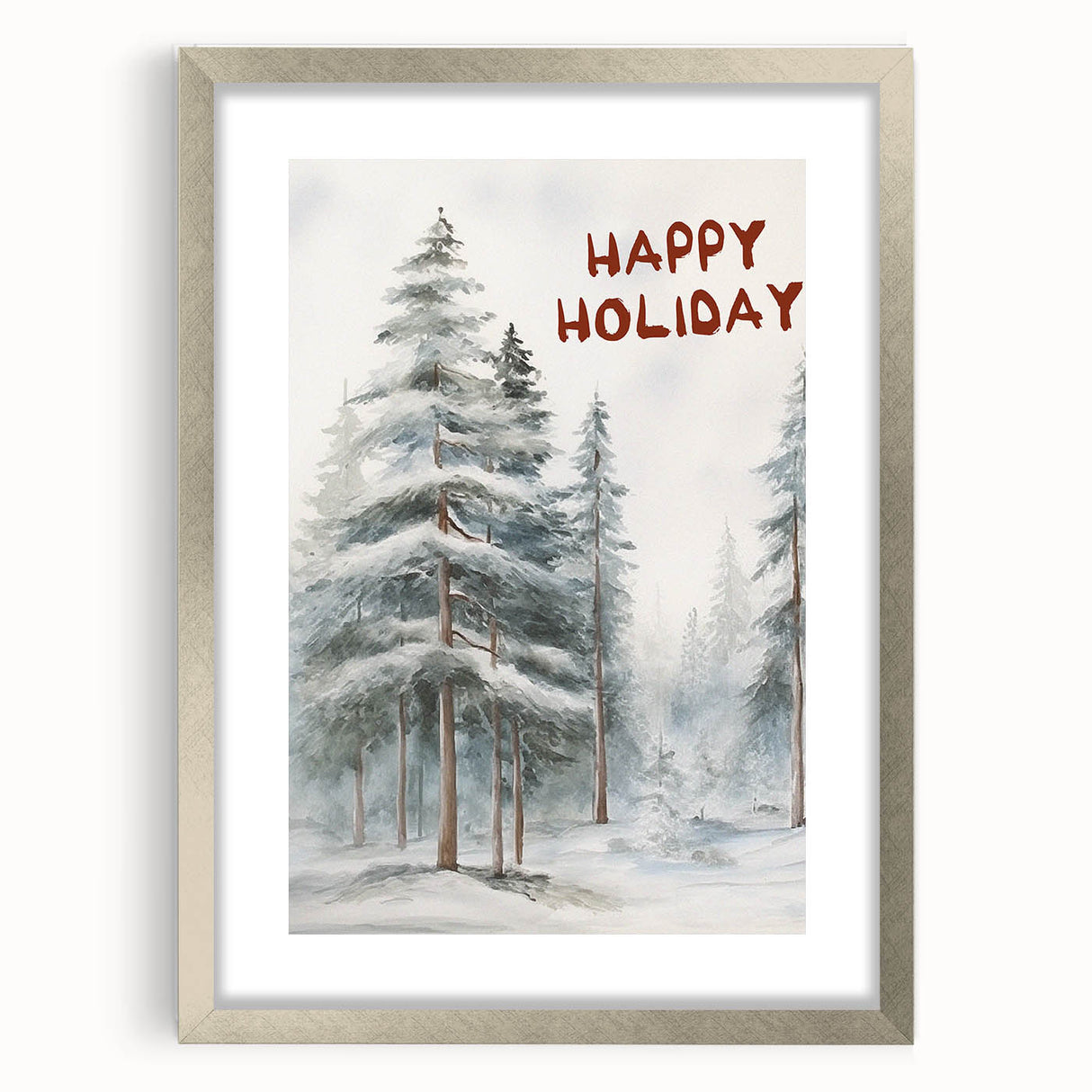 Winter Wonderland Holiday Wall Decor for Seasonal Charm - Christmas Canvas Art