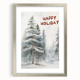 Winter Wonderland Holiday Wall Decor for Seasonal Charm - Christmas Canvas Art