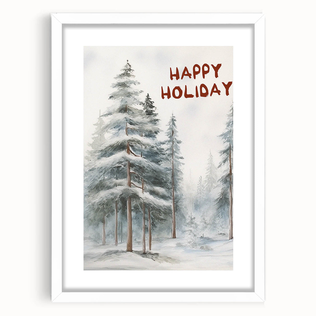 Winter Wonderland Holiday Wall Decor for Seasonal Charm - Christmas Canvas Art