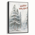Winter Wonderland Holiday Wall Decor for Seasonal Charm - Christmas Canvas Art