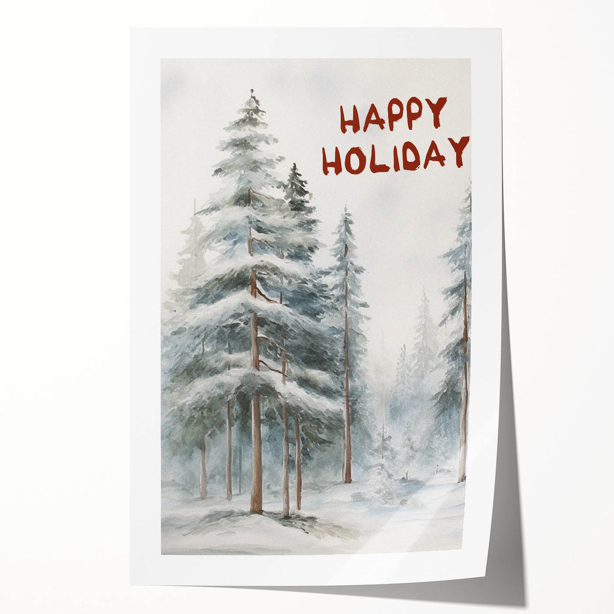 Winter Wonderland Holiday Wall Decor for Seasonal Charm - Christmas Canvas Art
