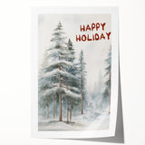 Winter Wonderland Holiday Wall Decor for Seasonal Charm - Christmas Canvas Art