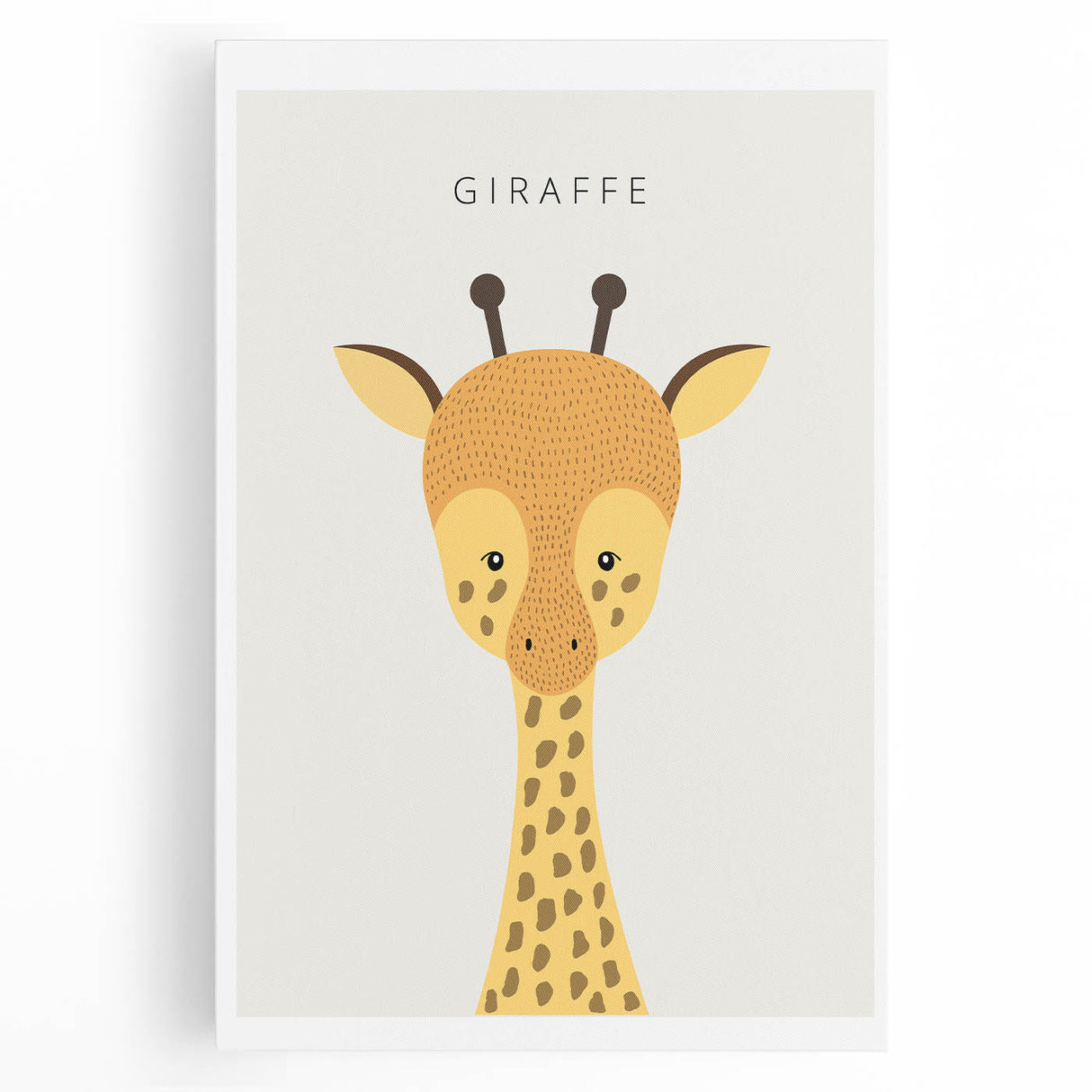 Giraffe Nursery Wall Art - Baby Room Decor for Kids