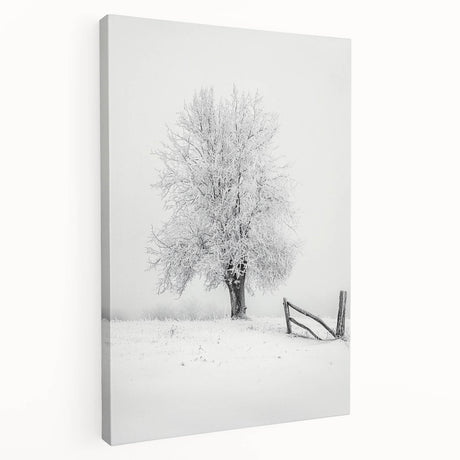Stretched canvas artwork depicting a serene countryside landscape with vibrant green fields and rolling hills, showcasing a peaceful rural scene ideal for home decor.