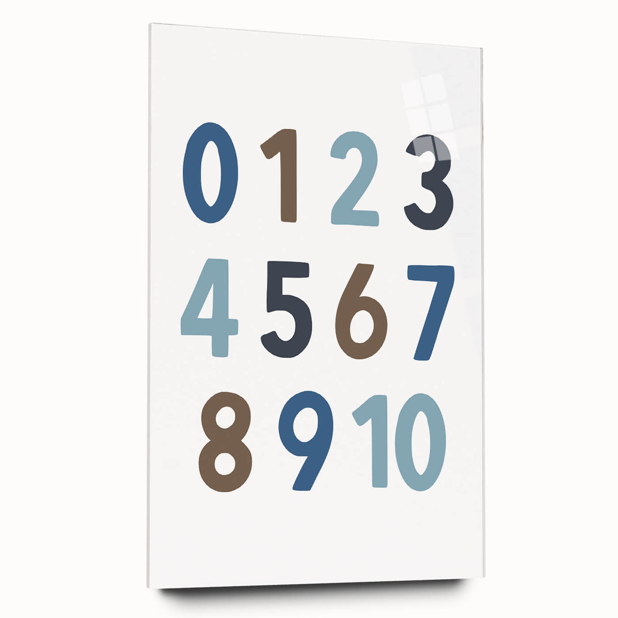 Number Wall Art - Boys Room Wall Art Kids Wall Art Prints
