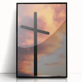 Large abstract wall art depicting spring season in mid-century modernist style, vibrant greens and whites.
