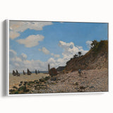 The Beach at Honfleur: Claude Monet's Impressionist Seascape Art