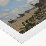 The Beach at Honfleur: Claude Monet's Impressionist Seascape Art