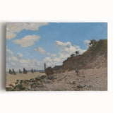 The Beach at Honfleur: Claude Monet's Impressionist Seascape Art