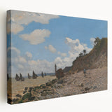 The Beach at Honfleur: Claude Monet's Impressionist Seascape Art