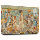 The Beach No. 3: Maurice Prendergast's Vibrant Post-Impressionist Art