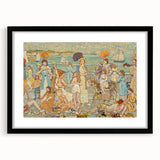 The Beach No. 3: Maurice Prendergast's Vibrant Post-Impressionist Art