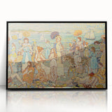 The Beach No. 3: Maurice Prendergast's Vibrant Post-Impressionist Art