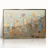 The Beach No. 3: Maurice Prendergast's Vibrant Post-Impressionist Art