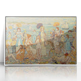 The Beach No. 3: Maurice Prendergast's Vibrant Post-Impressionist Art