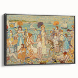 The Beach No. 3: Maurice Prendergast's Vibrant Post-Impressionist Art