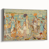 The Beach No. 3: Maurice Prendergast's Vibrant Post-Impressionist Art
