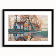 Farm near Duivendrecht" Modern Wall Art - Contemporary Landscape Decor